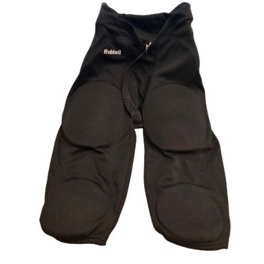 Riddell Youth XL Integrated Football Pants Black Padded Practice Game Pants